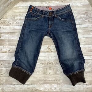 Hugo Boss Orange Tiffy Cropped Capris Jeans Sz 28
